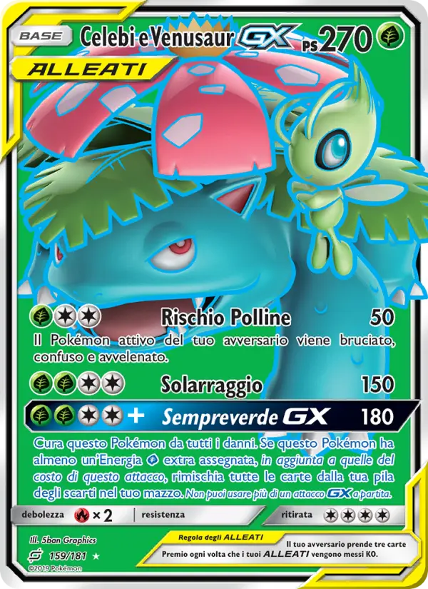 Celebi e Venusaur GX