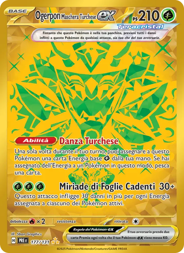 Ogerpon Maschera Turchese-ex