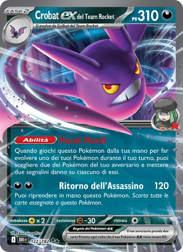 Crobat-ex del Team Rocket