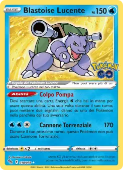 Blastoise Lucente