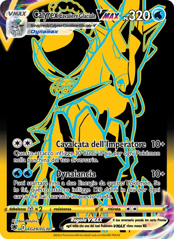 Calyrex Cavaliere Glaciale VMAX