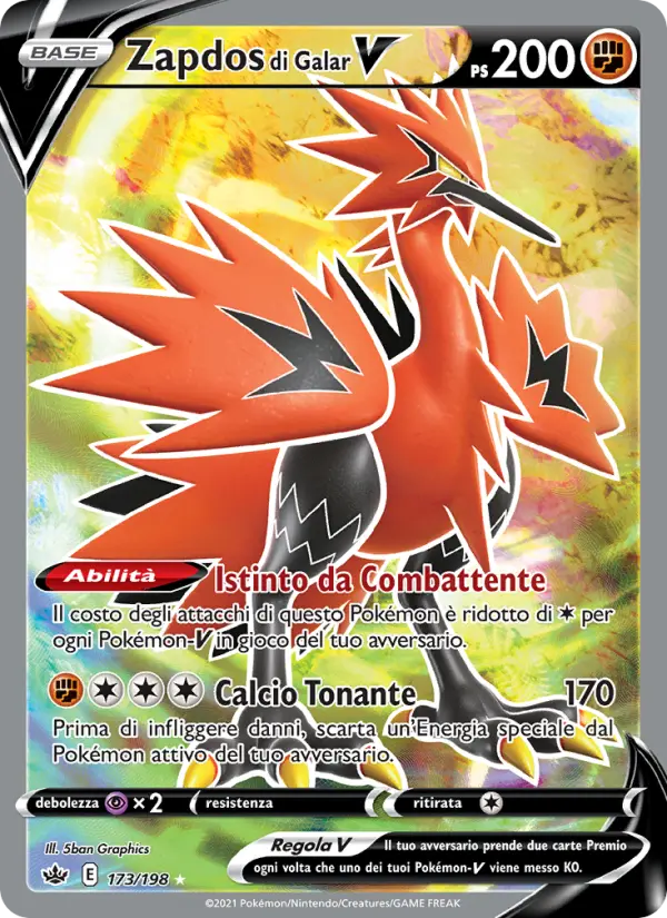 Zapdos di Galar V