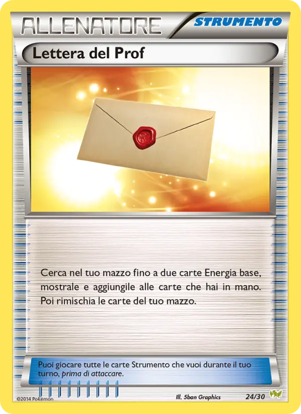 Lettera del Prof
