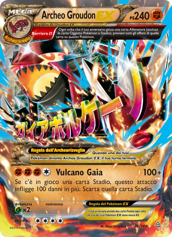 Archeo Groudon EX
