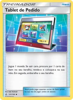 Tablet de Pedido