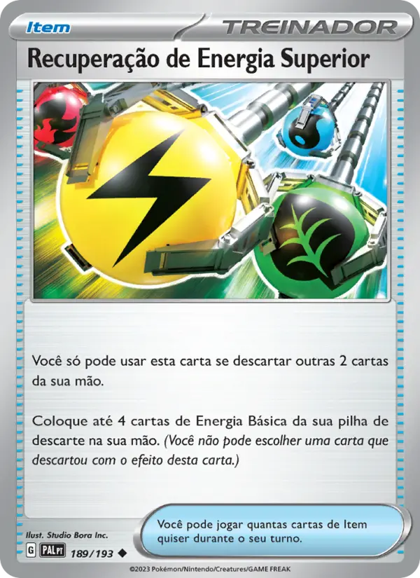 Recuperação de Energia Superior
