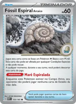 Fóssil Espiral Arcaico