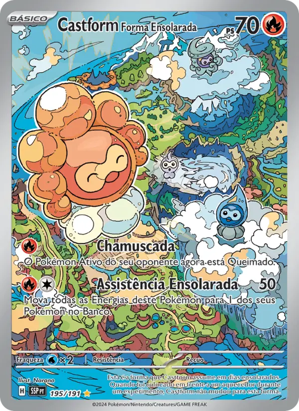 Castform Forma Ensolarada