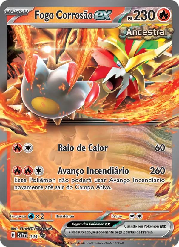 Fogo Corrosão ex