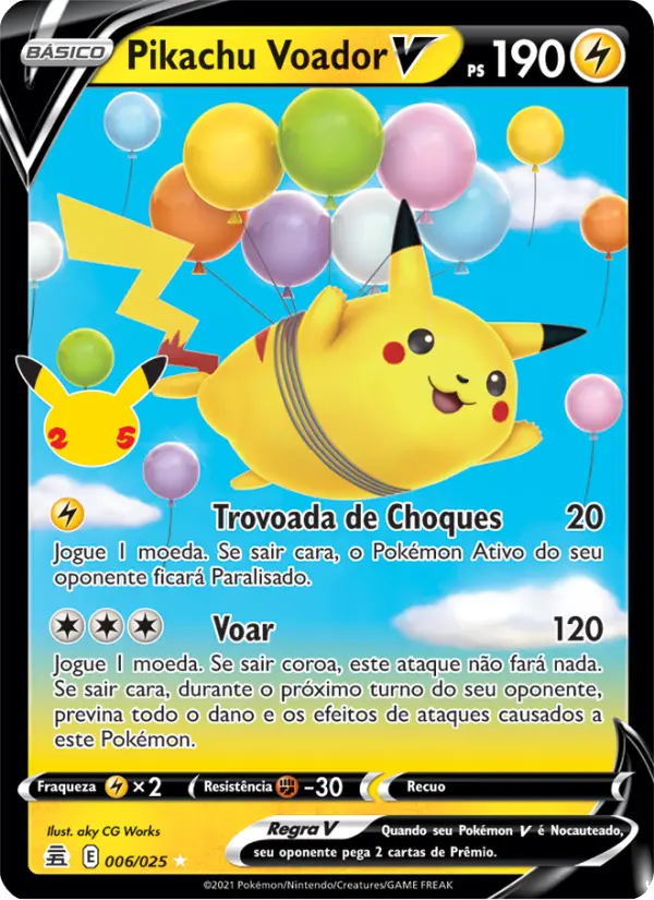 Pikachu Voador V