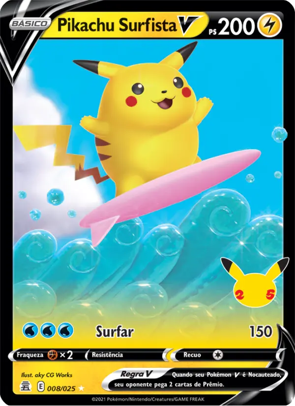 Pikachu Surfista V