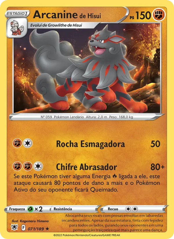 Arcanine de Hisui