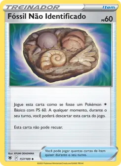 Fóssil Não Identificado