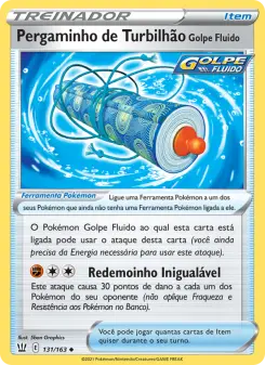 Pergaminho de Turbilhão Golpe Fluido