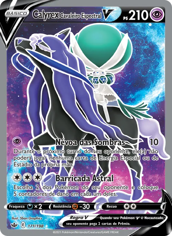 Calyrex Cavaleiro Espectral V