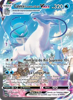 Calyrex Cavaleiro Glacial VMAX