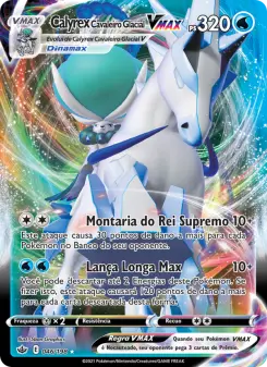 Calyrex Cavaleiro Glacial VMAX