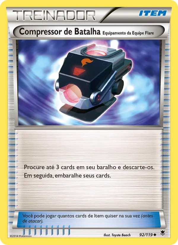 Compressor de Batalha – Equipamento da Equipe Flare